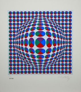 No Technical Vasarely - Neptune Argent