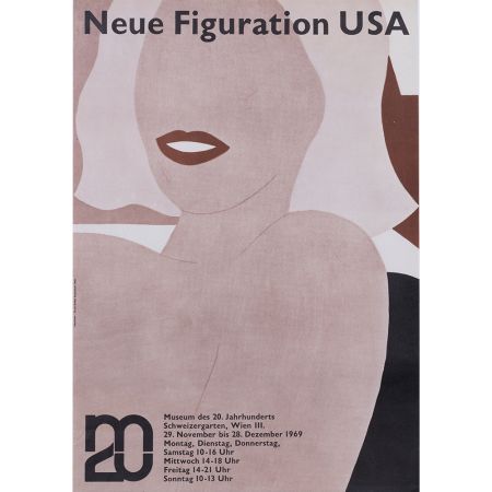 Poster Wesselmann - Neue figuration USA 1969
