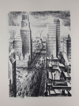 Lithograph Lubbers - NEW-YORK