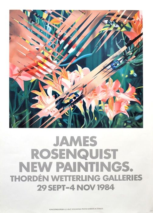 Poster Rosenquist - New paintings