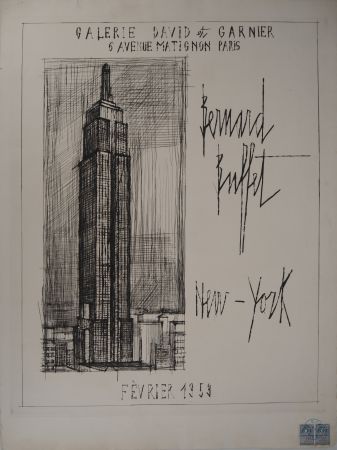 Etching Buffet - New York : Empire State Building