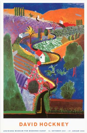 Poster Hockney - Nichols Canyon