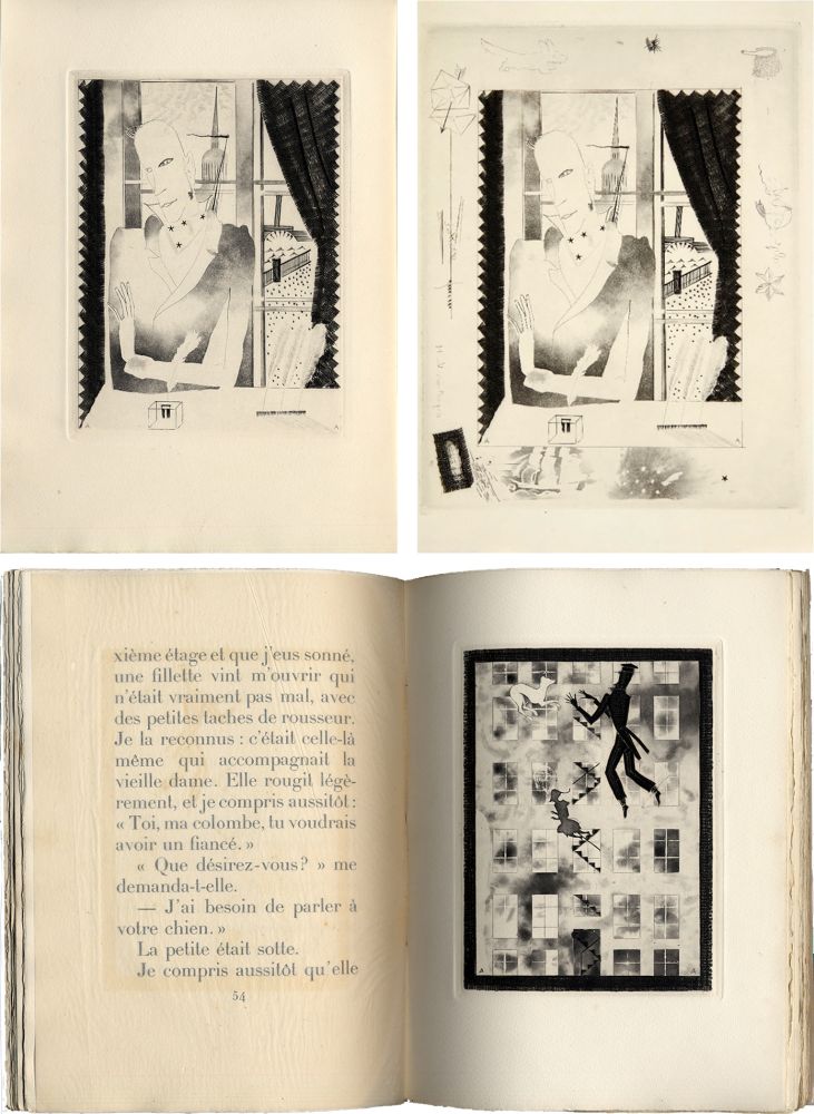 Illustrated Book Alexeïeff - Nicolai Gogol : JOURNAL D'UN FOU (1927).