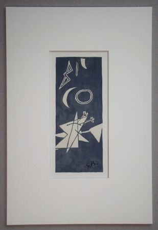 Lithograph Braque (After) - Nocturne