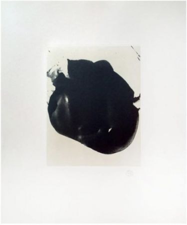 Lithograph Motherwell - Nocturne II (from Octavio Paz suit)