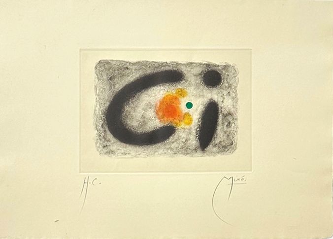 Etching Miró - Nous avons