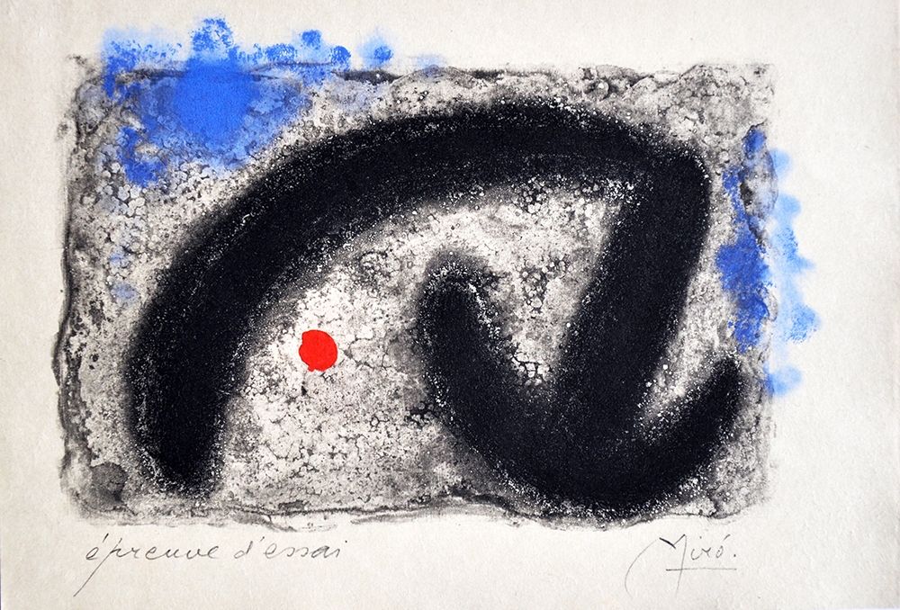 Etching Miró - Nous Avons III