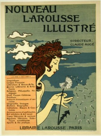 Lithograph Grasset - Nouveau Larousse Illustré