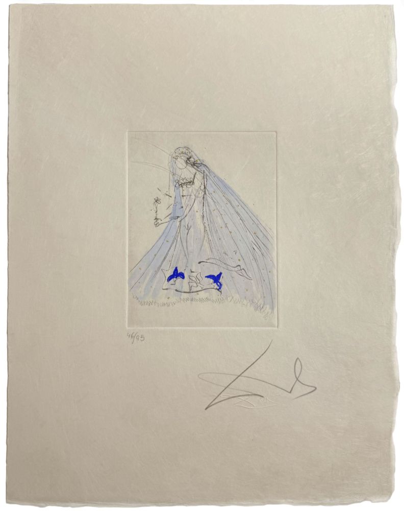 Drypoint Dali - Nu