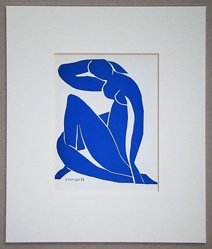 Lithograph Matisse (After) - Nu bleu - 1952
