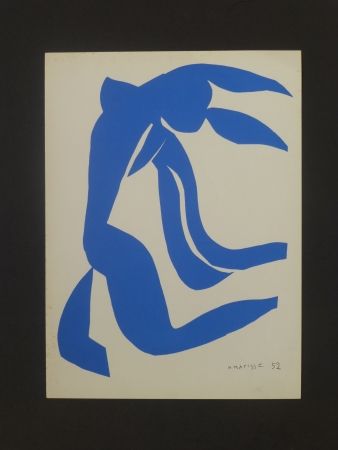 Lithograph Matisse - Nu bleu, 1952