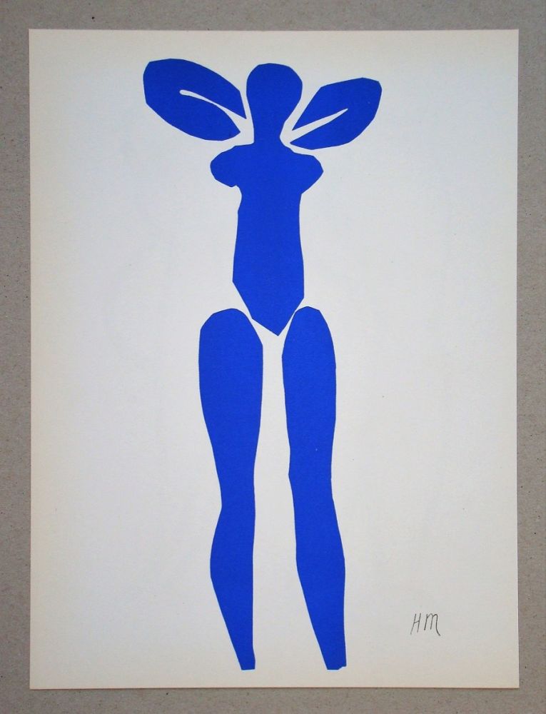 Lithograph Matisse (After) - Nu bleu debout - 1952