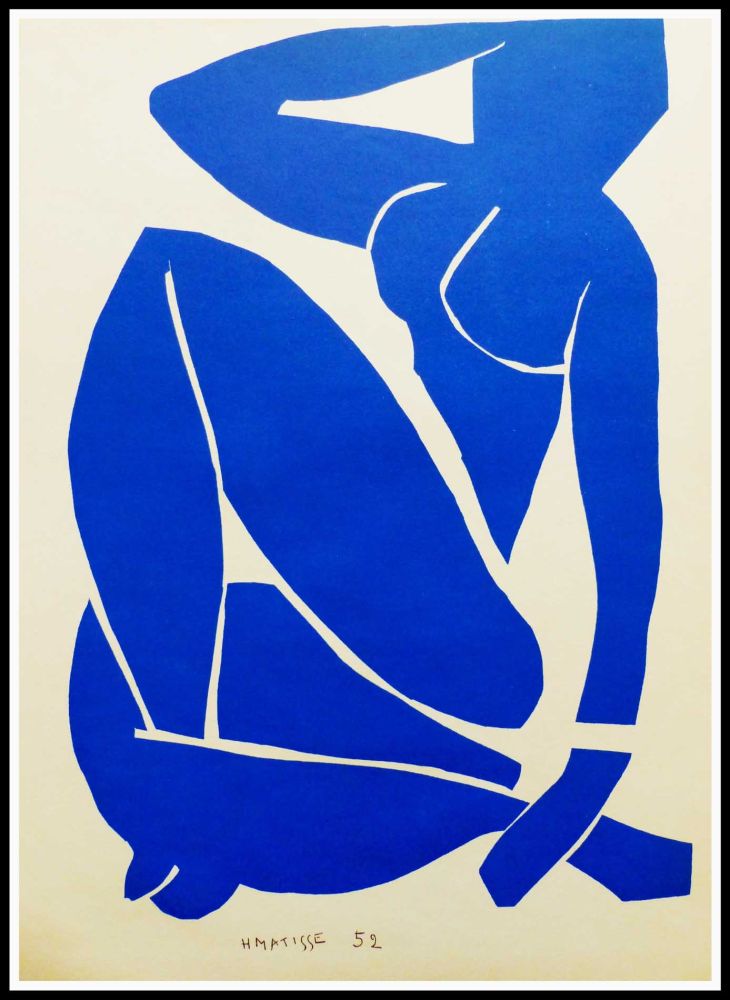 Lithograph Matisse (After) - NU BLEU I