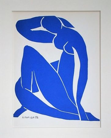 Lithograph Matisse (After) - Nu bleu II