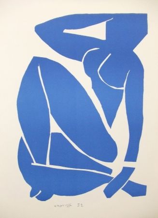 Lithograph Matisse - Nu bleu (III)