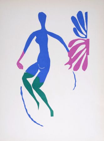 Lithograph Matisse - Nu Bleu III, 1958