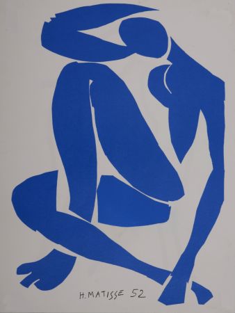Lithograph Matisse (After) - Nu Bleu IV, 1958