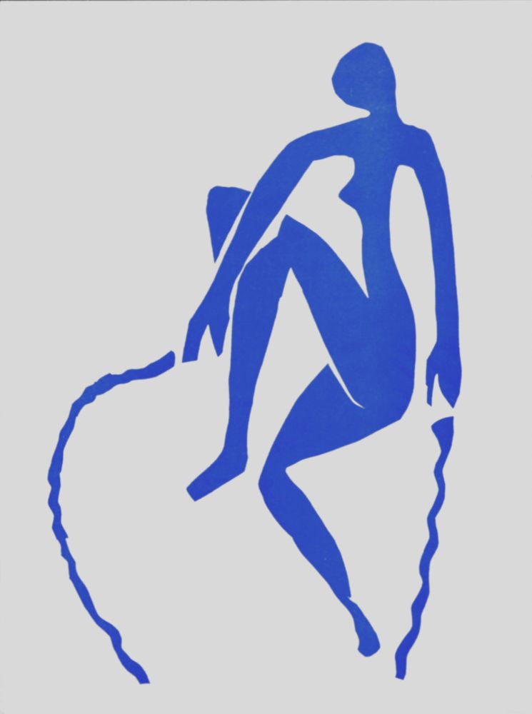 Lithograph Matisse - Nu Bleu Sauteuse de corde, 1958