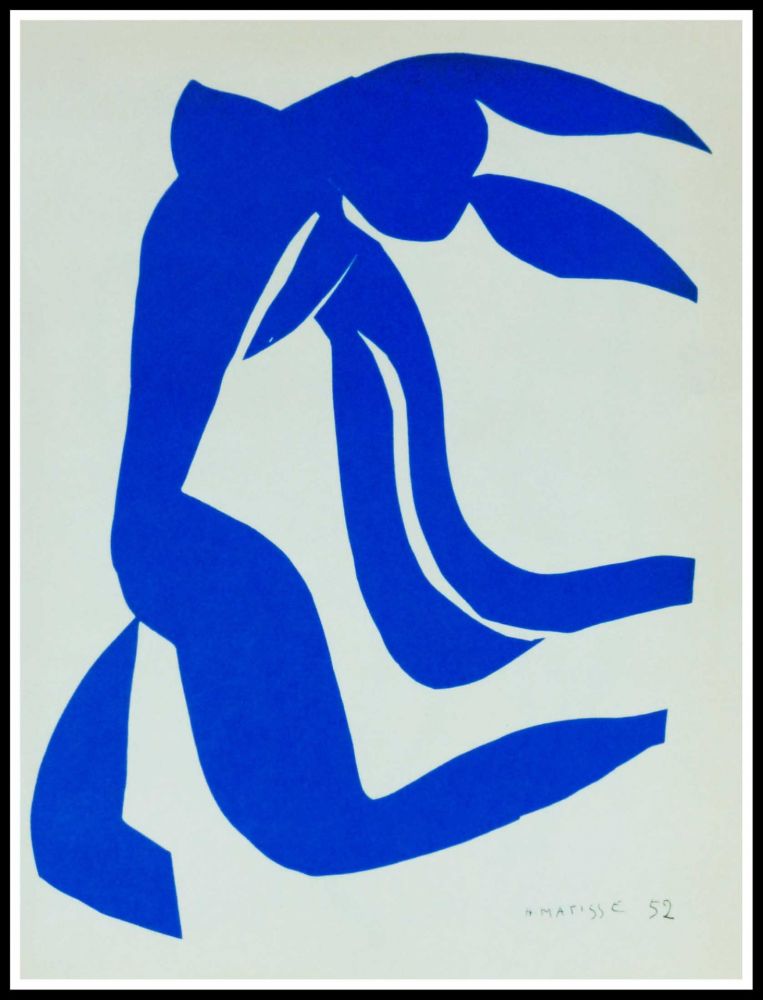 Lithograph Matisse (After) - NU BLEU VII