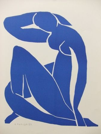Lithograph Matisse - Nu bleu(II)