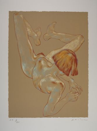 Lithograph Bastow - Nu  Féminin / Female Nude - 3