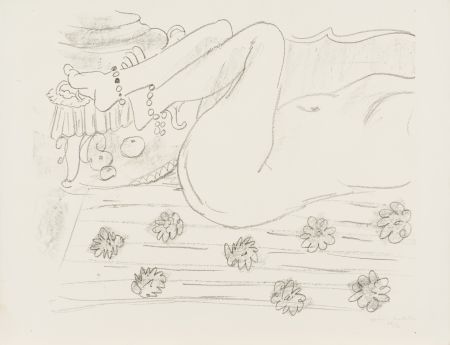 Lithograph Matisse - Nu. Étude d’un mouvement de jambes