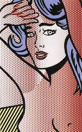 Lithograph Lichtenstein - Nude with Blue Hair