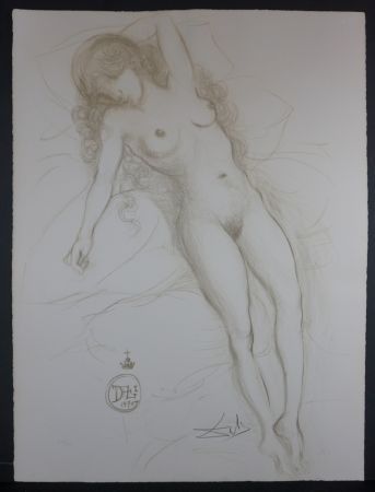 Lithograph Dali - Nudes Nude With Raised Arm