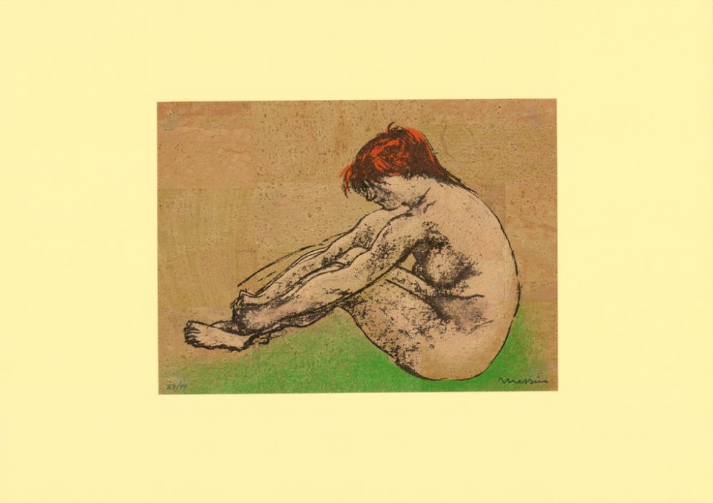Lithograph Messina - Nudo / Nude
