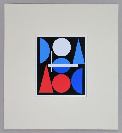 Screenprint Herbin - Nue - 1960
