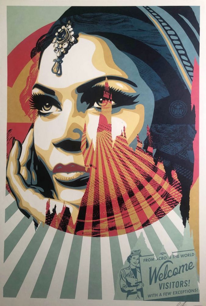 Lithograph Fairey - Obey 