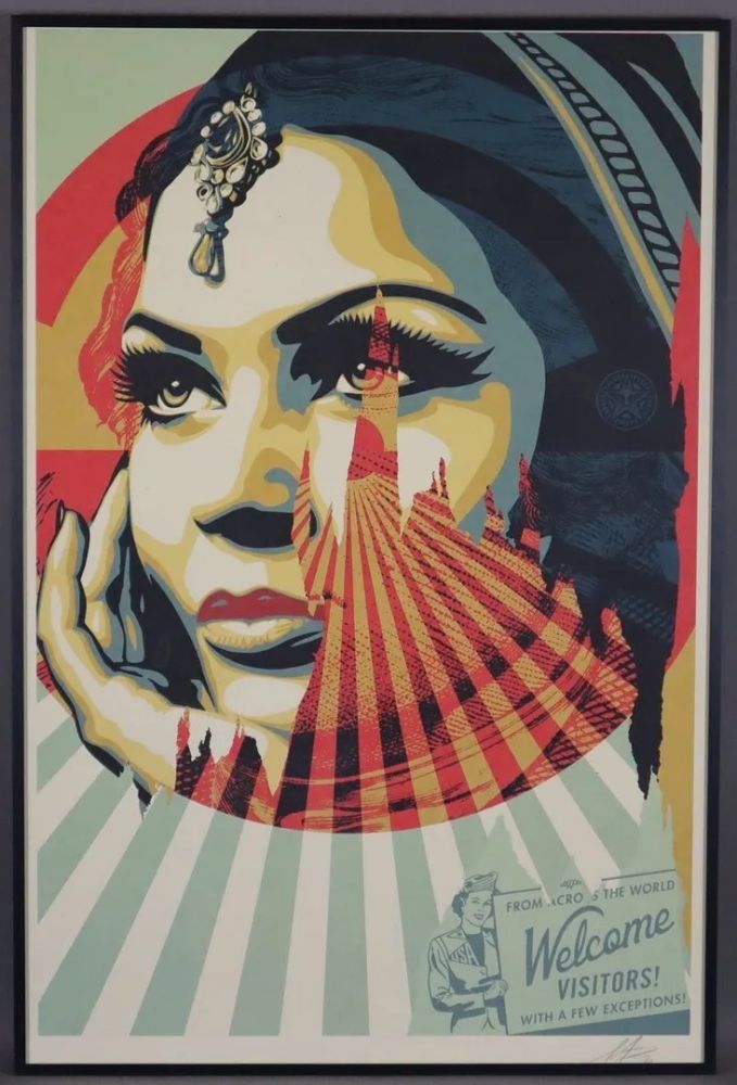 Lithograph Fairey - Obey 