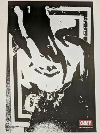 Lithograph Fairey - Obey (Ripped)