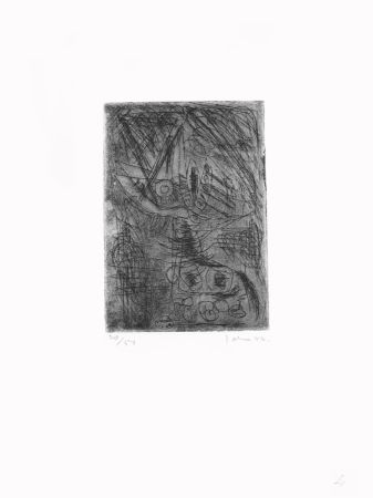 Engraving Jorn - Occupations / La rivière amoureuse