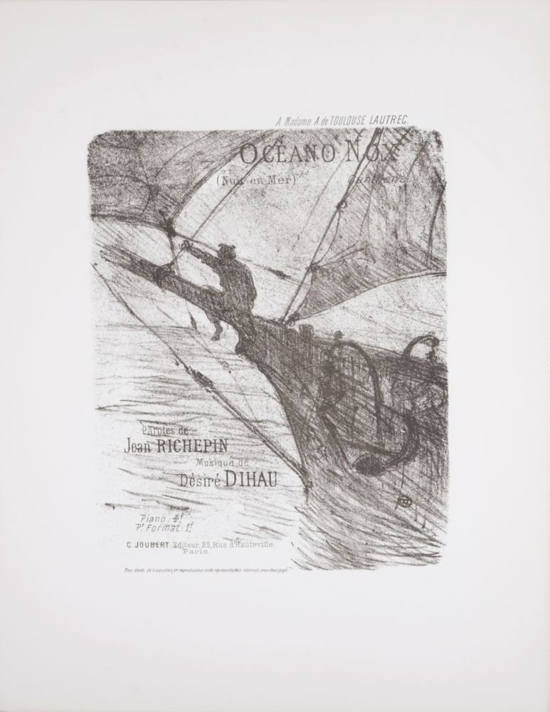 Lithograph Toulouse-Lautrec - Oceano Nox, 1895