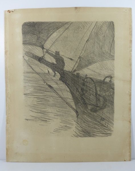 No Technical Toulouse-Lautrec -  Oceano Nox. 1895. 1er état. Numérotée.