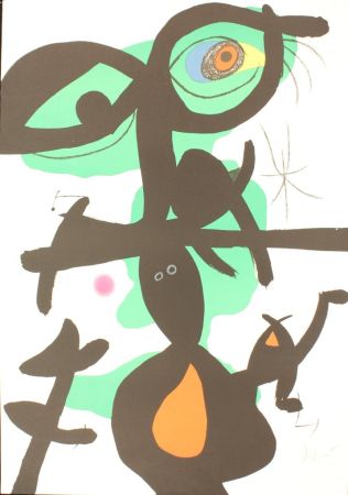 Lithograph Miró - ODA A JOAN MIRO'