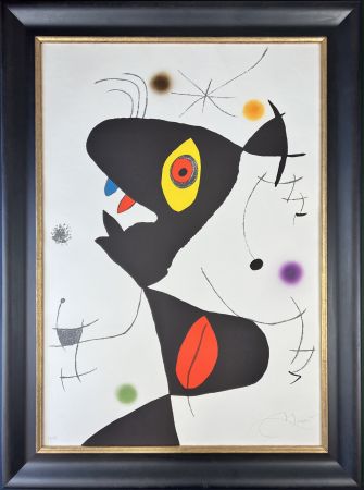 Lithograph Miró - Oda à Joan Miró 