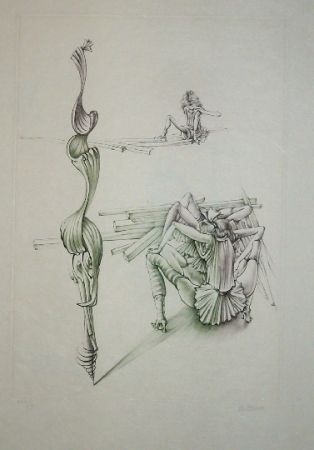 Etching And Aquatint Bellmer - Oeillades ciselées 11
