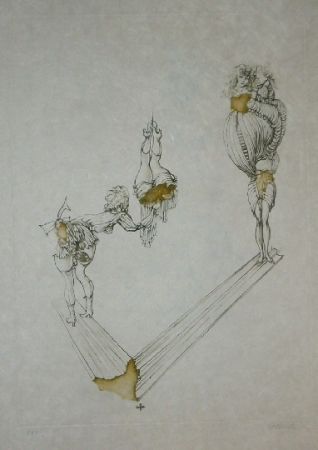 Etching And Aquatint Bellmer - Oeillades ciselées 3