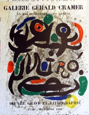 Lithograph Miró - Oeuvre Grave Et Lithographie