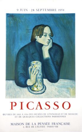 Lithograph Picasso - Oeuvres des Musées de Leningrad et Mouscou  