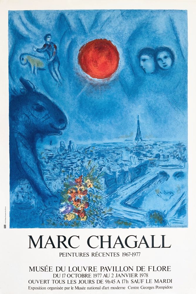 Poster Chagall - Oeuvres récentes 1967-1977