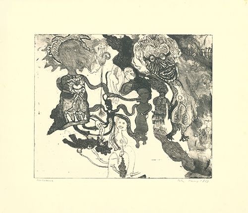 Etching And Aquatint Paul - Oh Oh Ladie Madonna I Love You [sic]