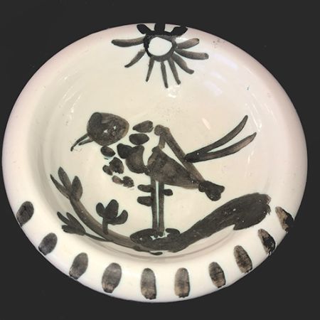 Ceramic Picasso - Oiseau au Soleil 