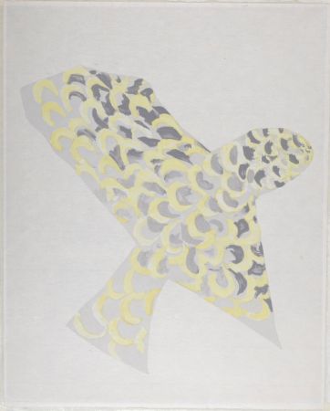 Lithograph Braque - Oiseau de proie, 1963