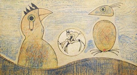 Lithograph Ernst - Oiseaux / Birds