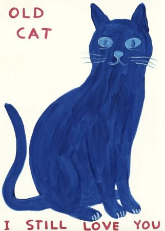 Screenprint Shrigley - Old Cat