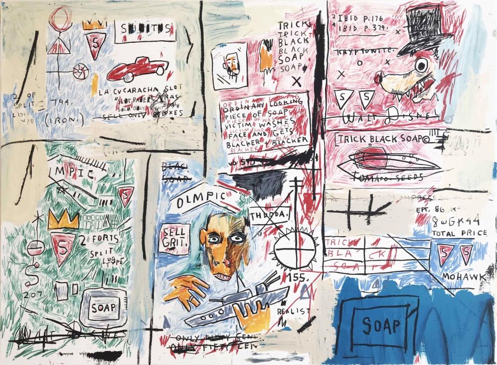 Screenprint Basquiat - Olympic