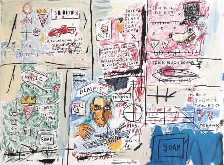 Screenprint Basquiat - Olympic